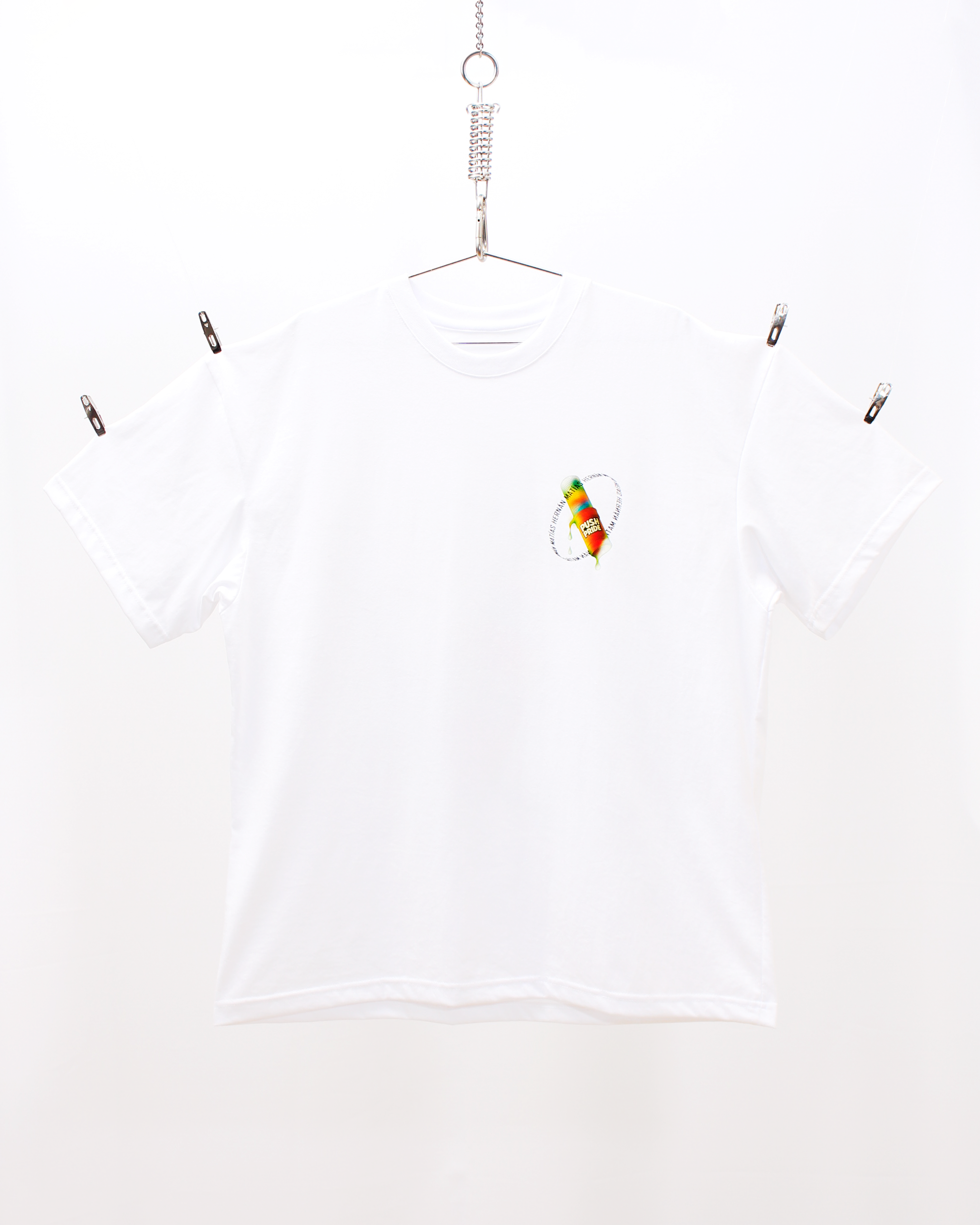 Polera Oversize Blanca PushPride