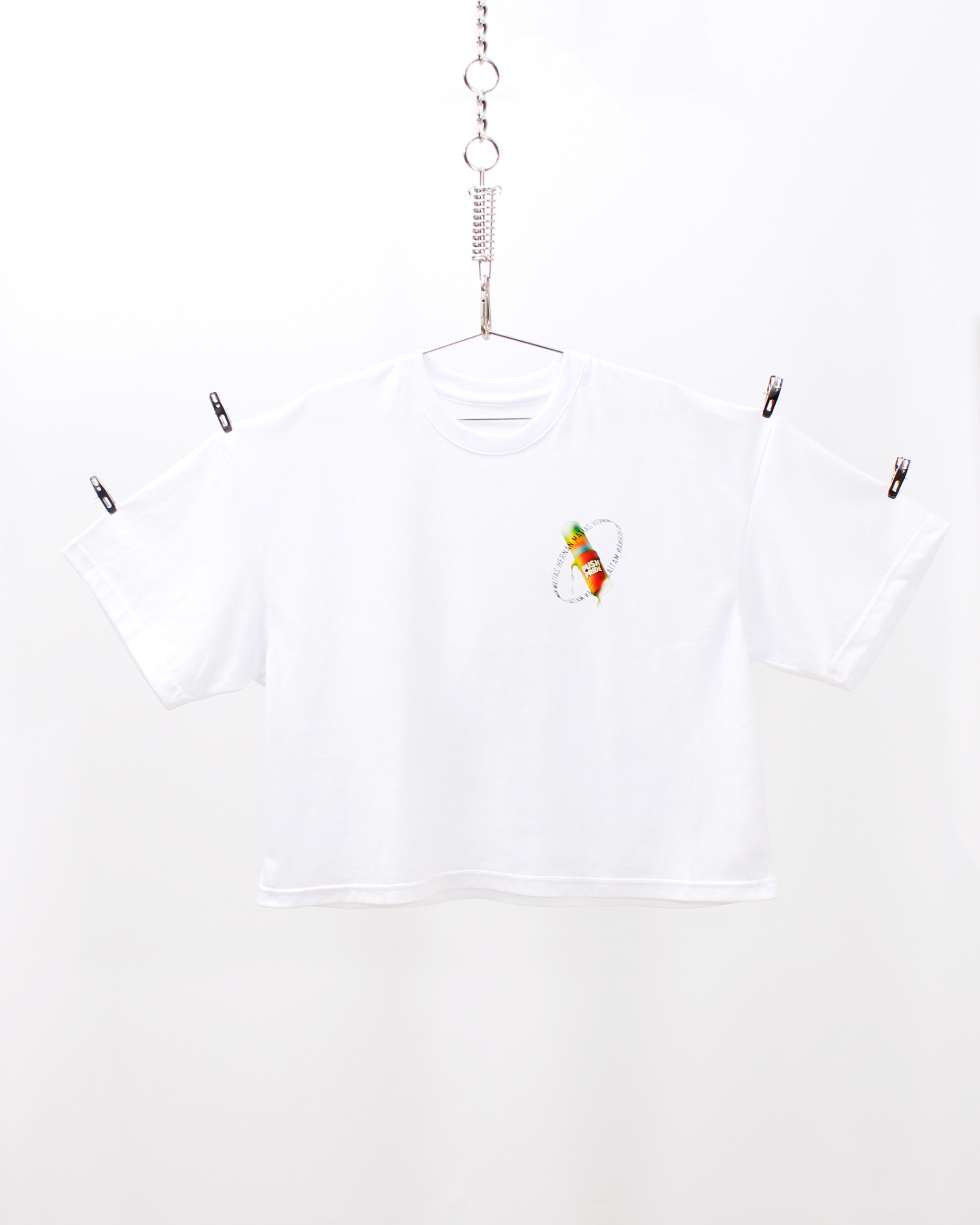 Polera Boxyfit Blanca PushPride