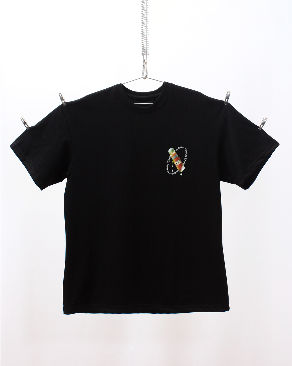 Polera Oversize Negra PushPride