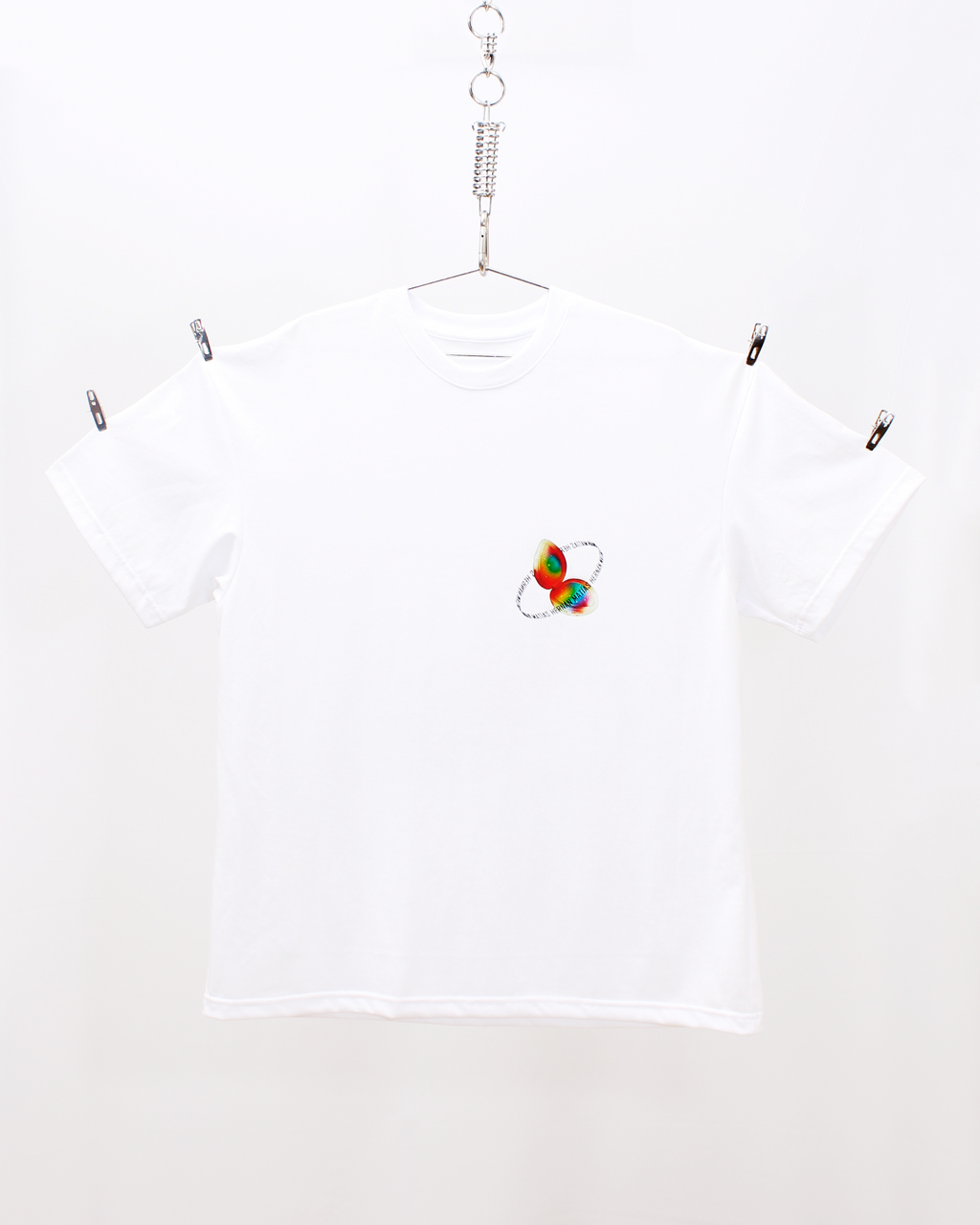 Polera Oversize Blanca Frutillita