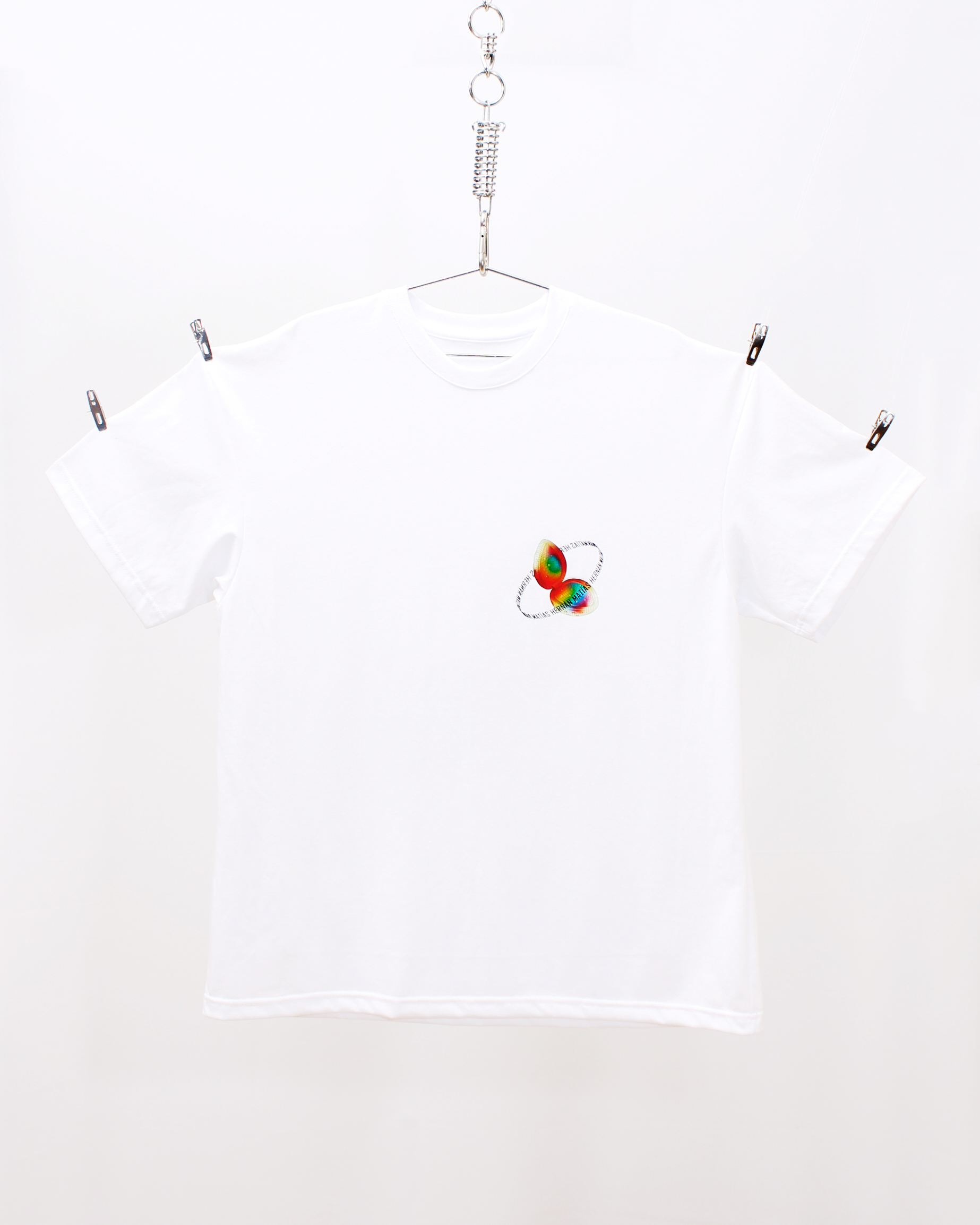 Polera Oversize Blanca Frutillita
