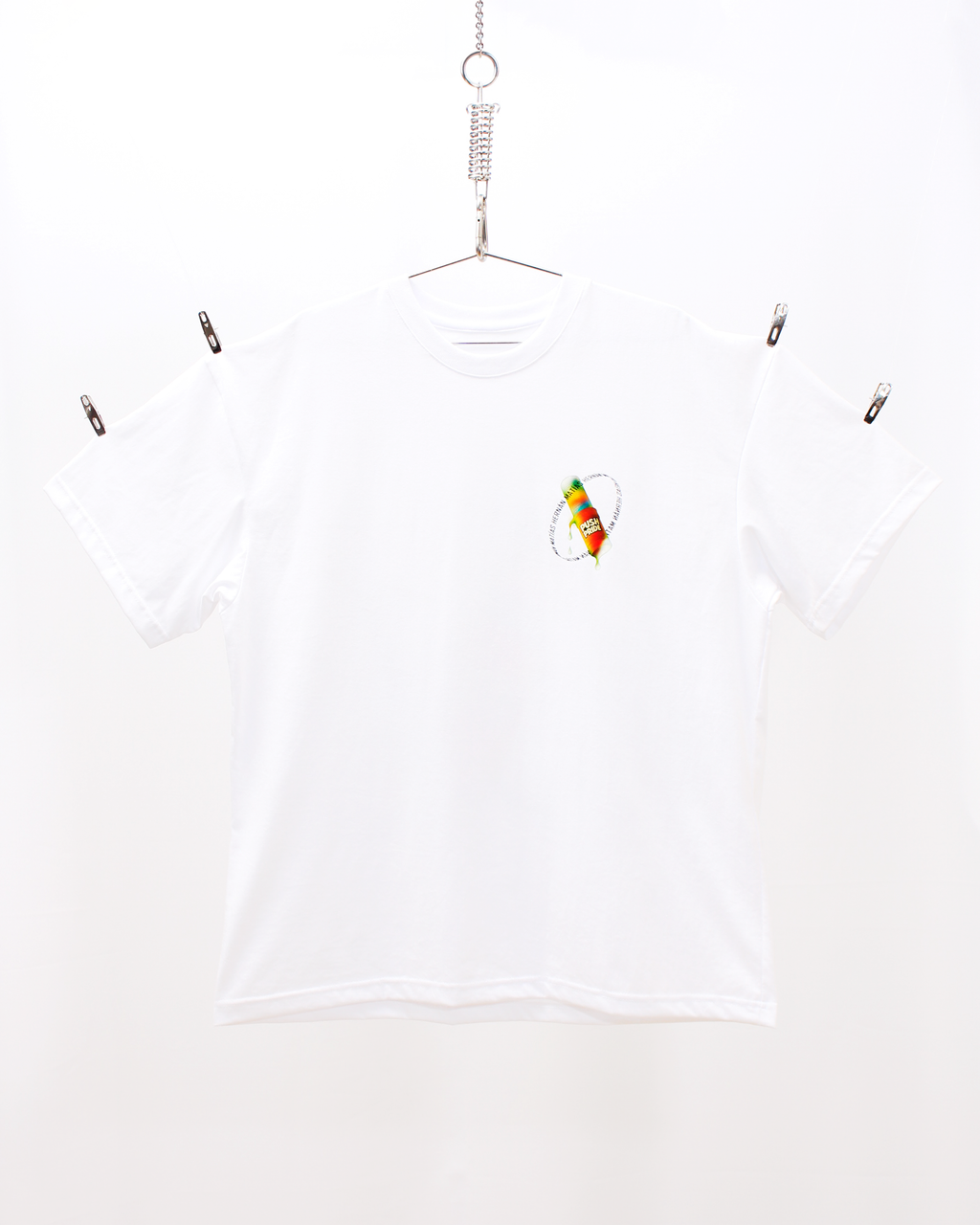 Polera Oversize Blanca PushPride