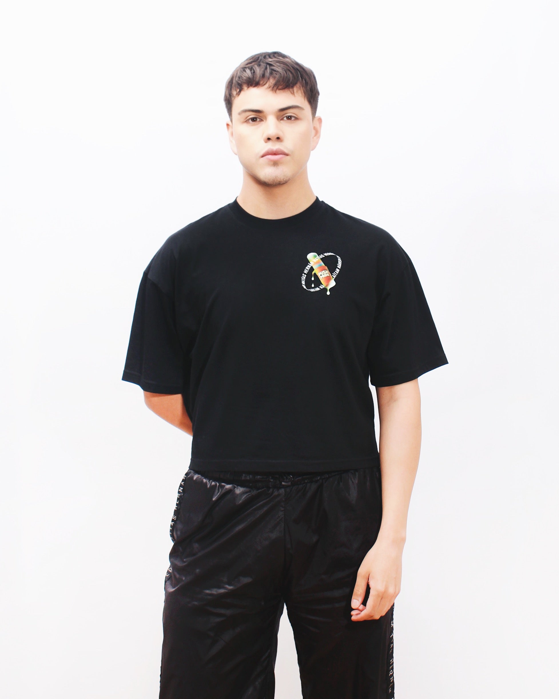 Polera Boxyfit Negra PushPride