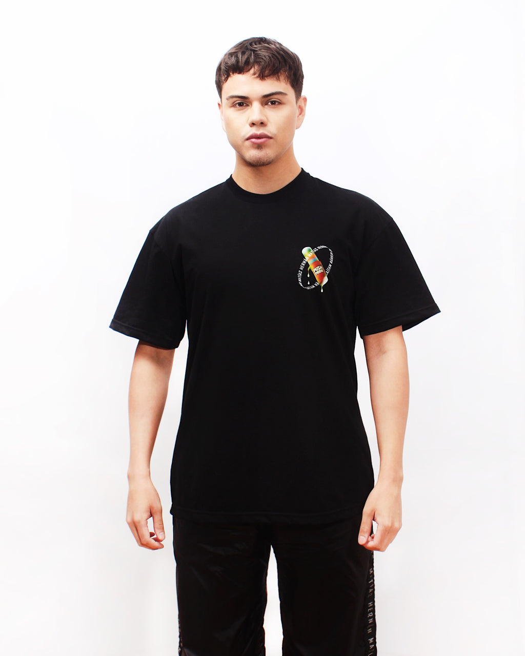 Polera Oversize Negra PushPride