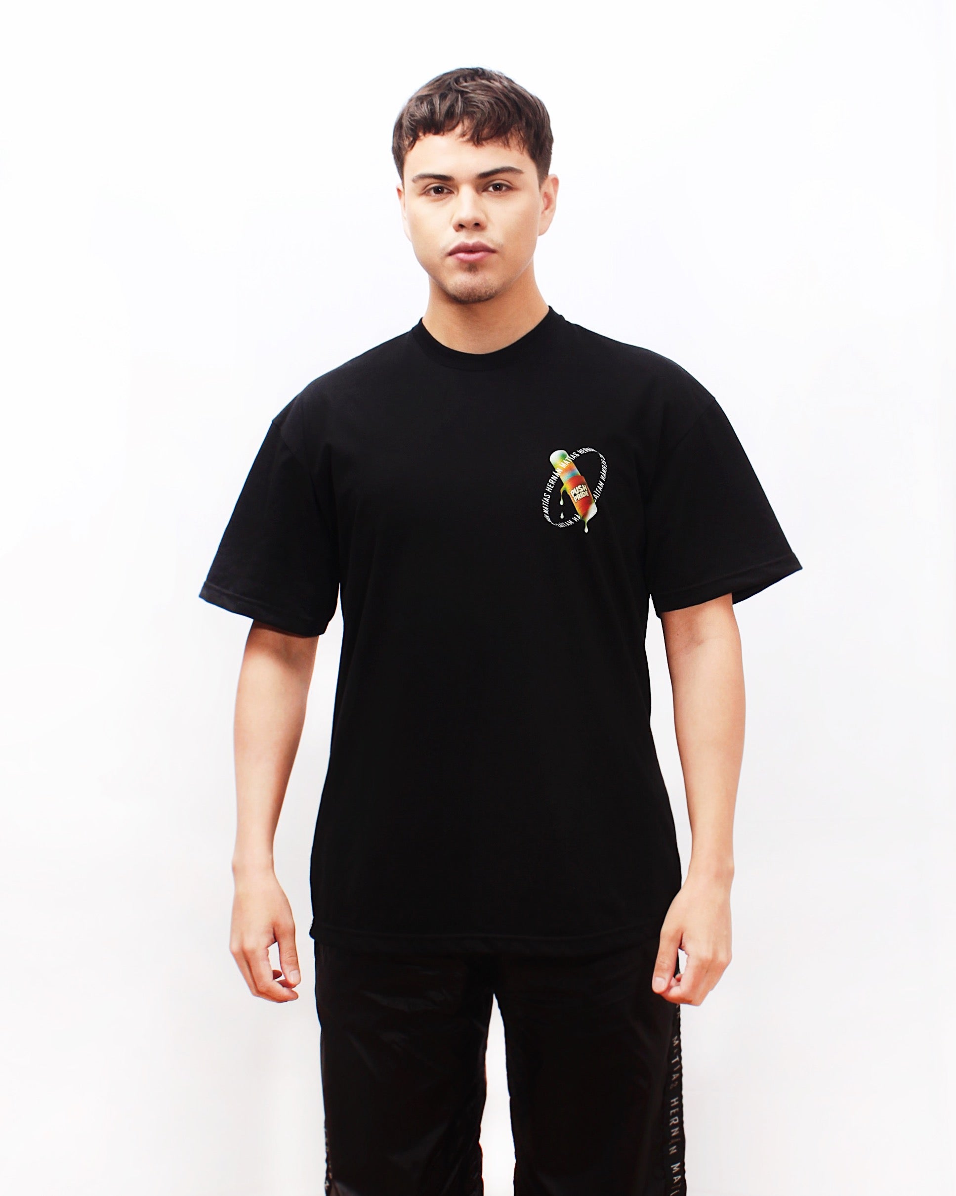 Polera Oversize Negra PushPride