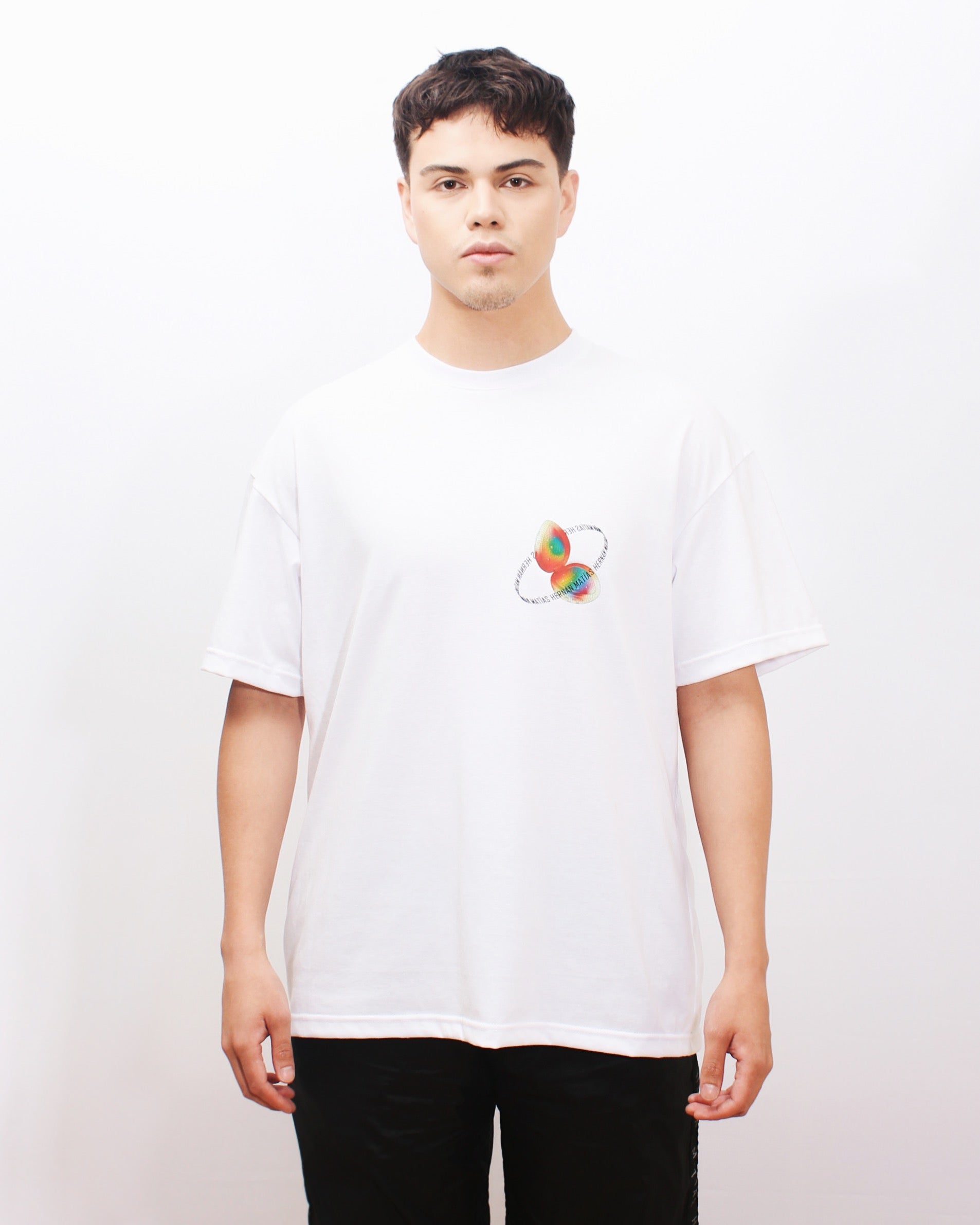 Polera Oversize Blanca Frutillita