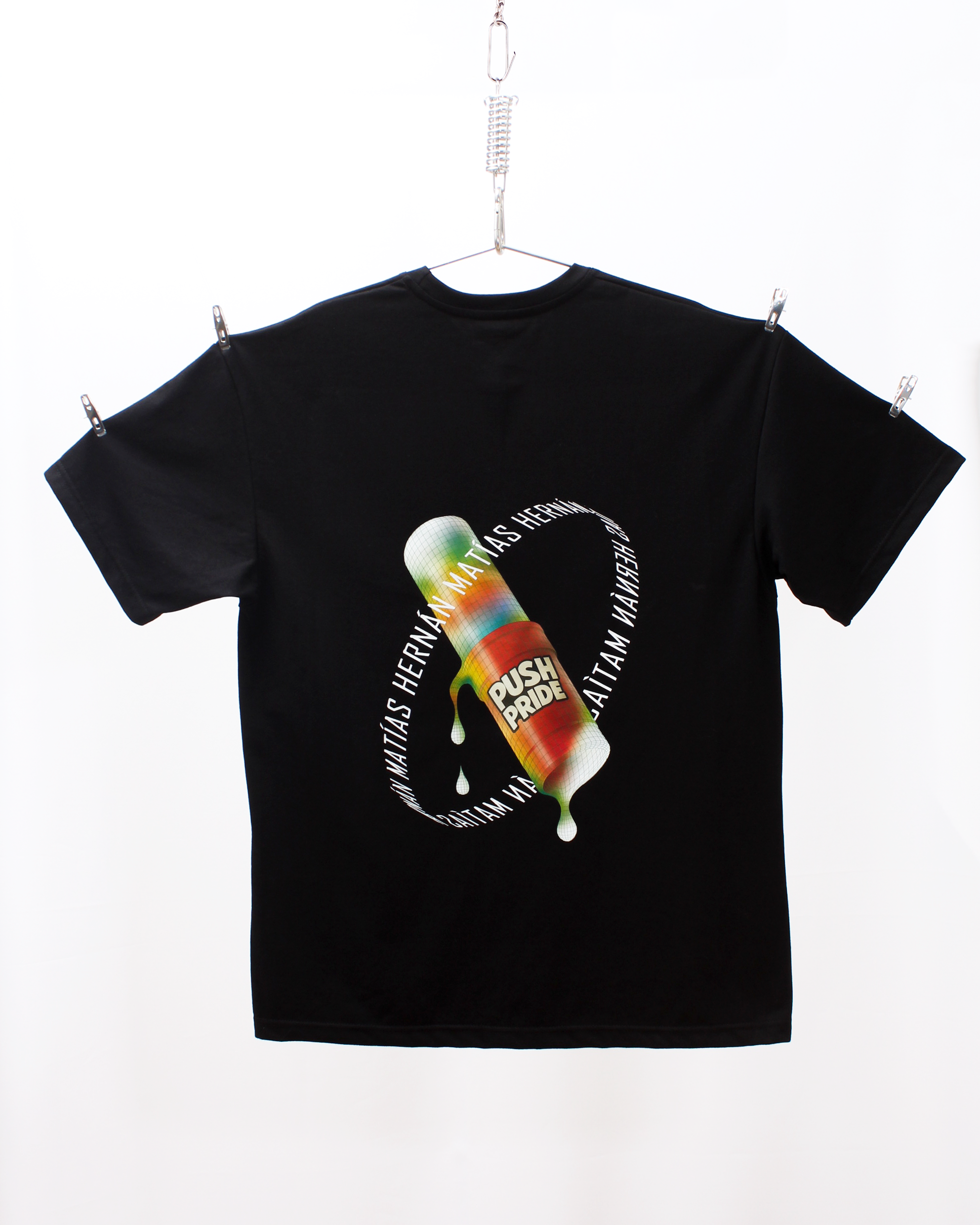Polera Oversize Negra PushPride