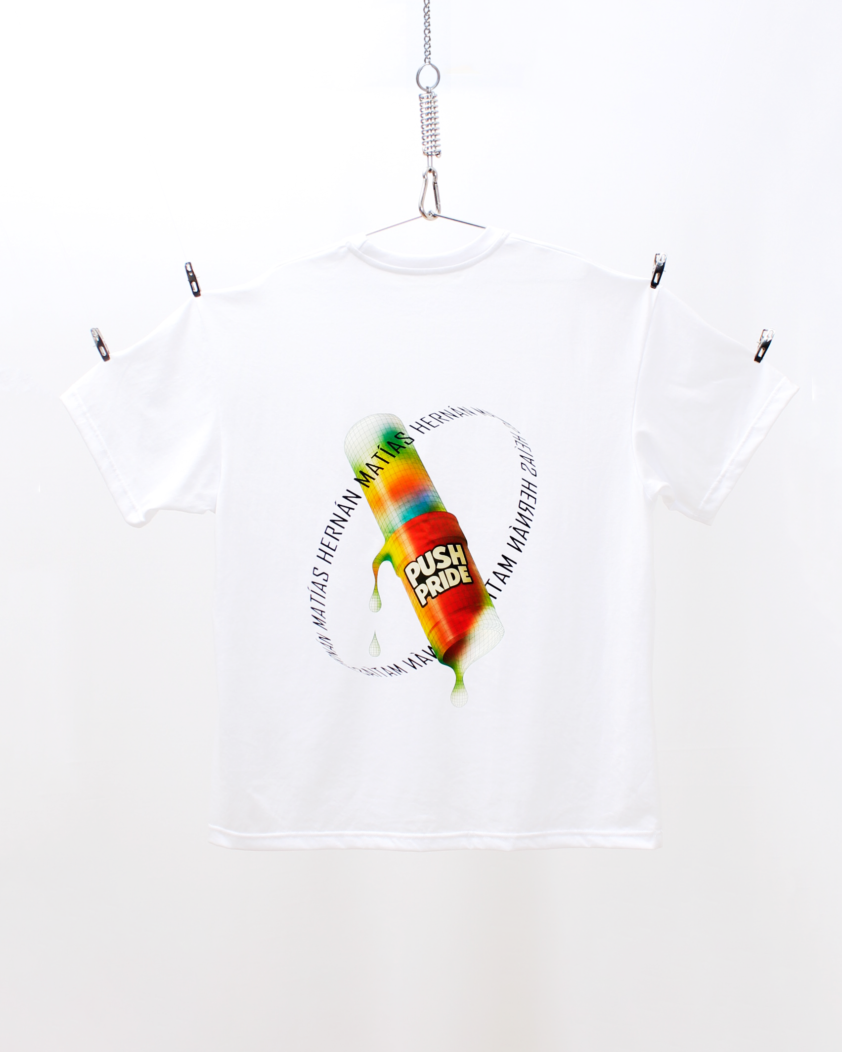 Polera Oversize Blanca PushPride
