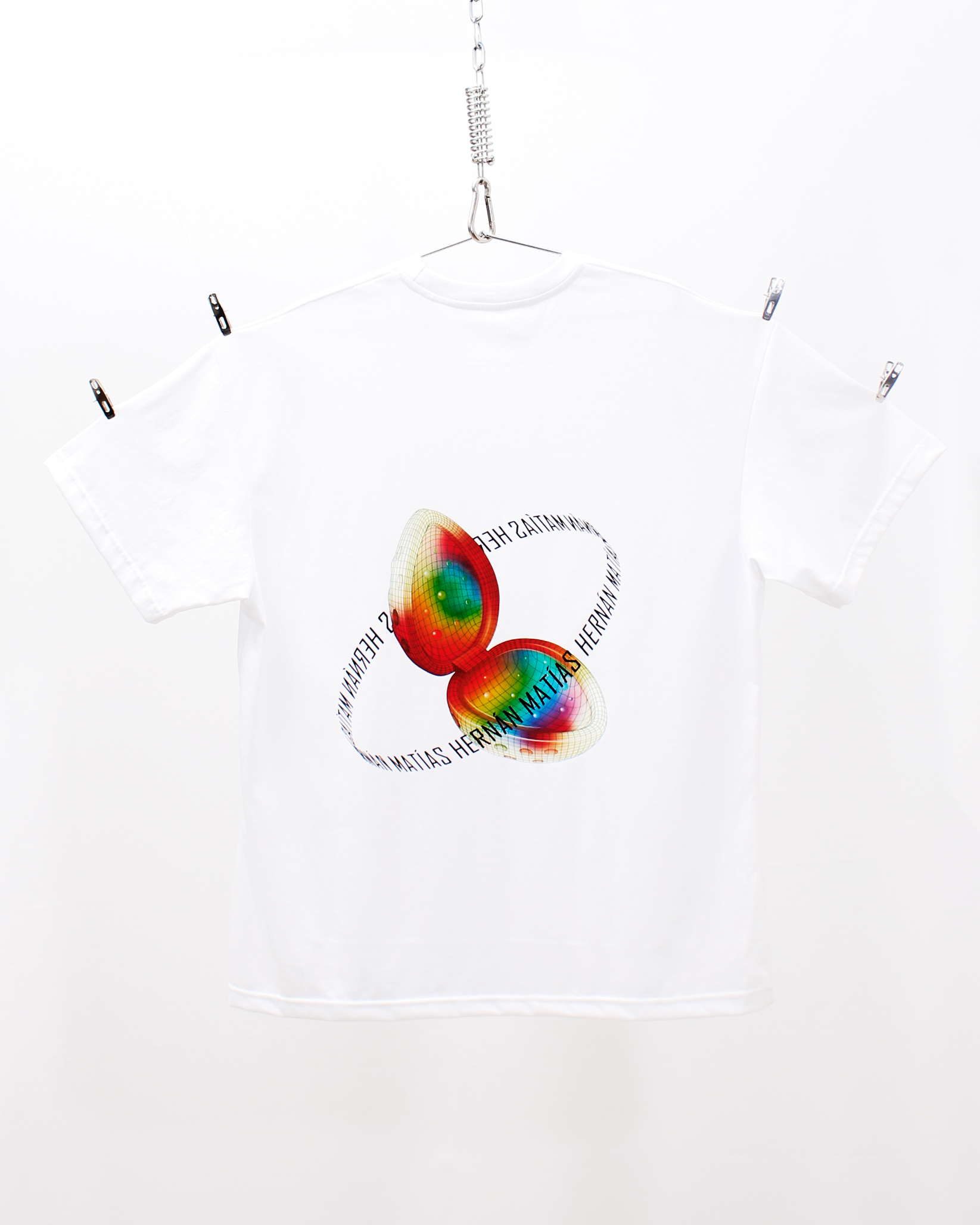 Polera Oversize Blanca Frutillita