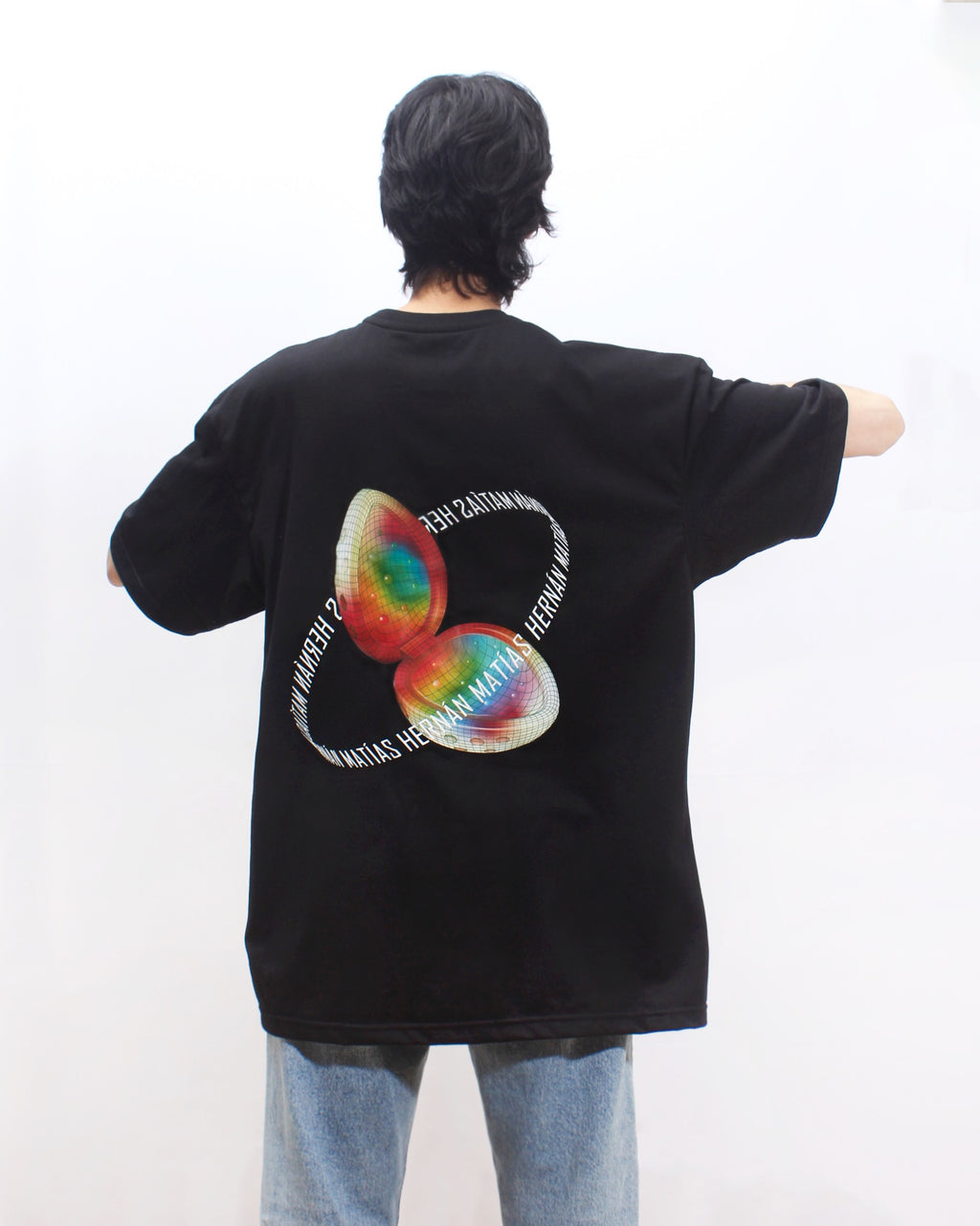 Polera Oversize Negra Frutillita