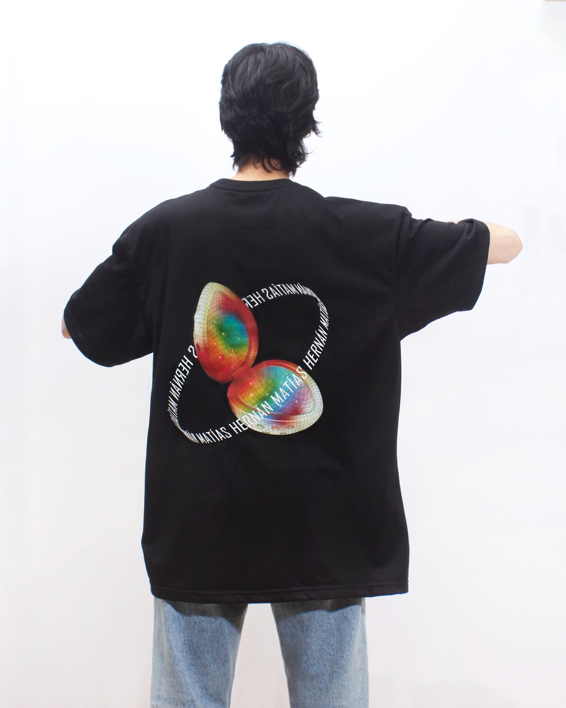 Polera Oversize Negra Frutillita