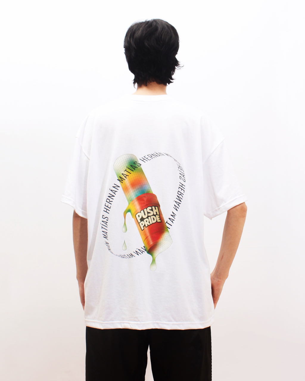 Polera Oversize Blanca PushPride
