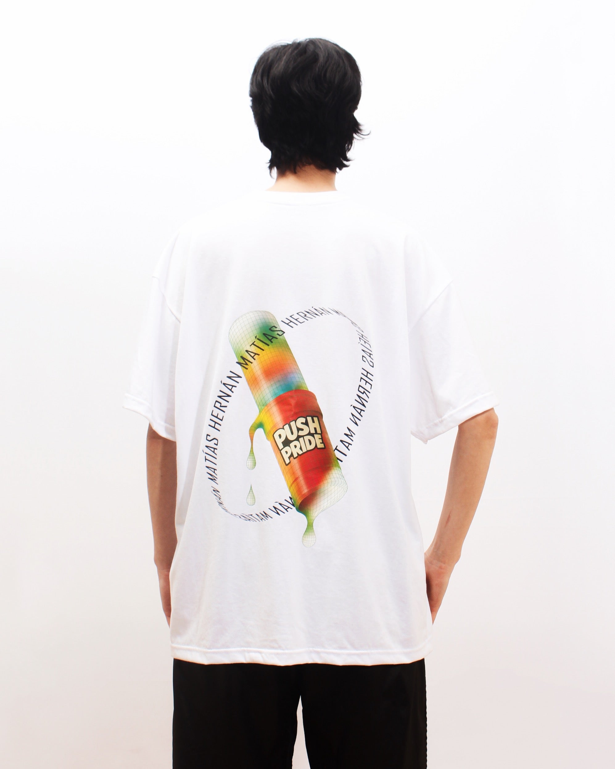 Polera Oversize Blanca PushPride