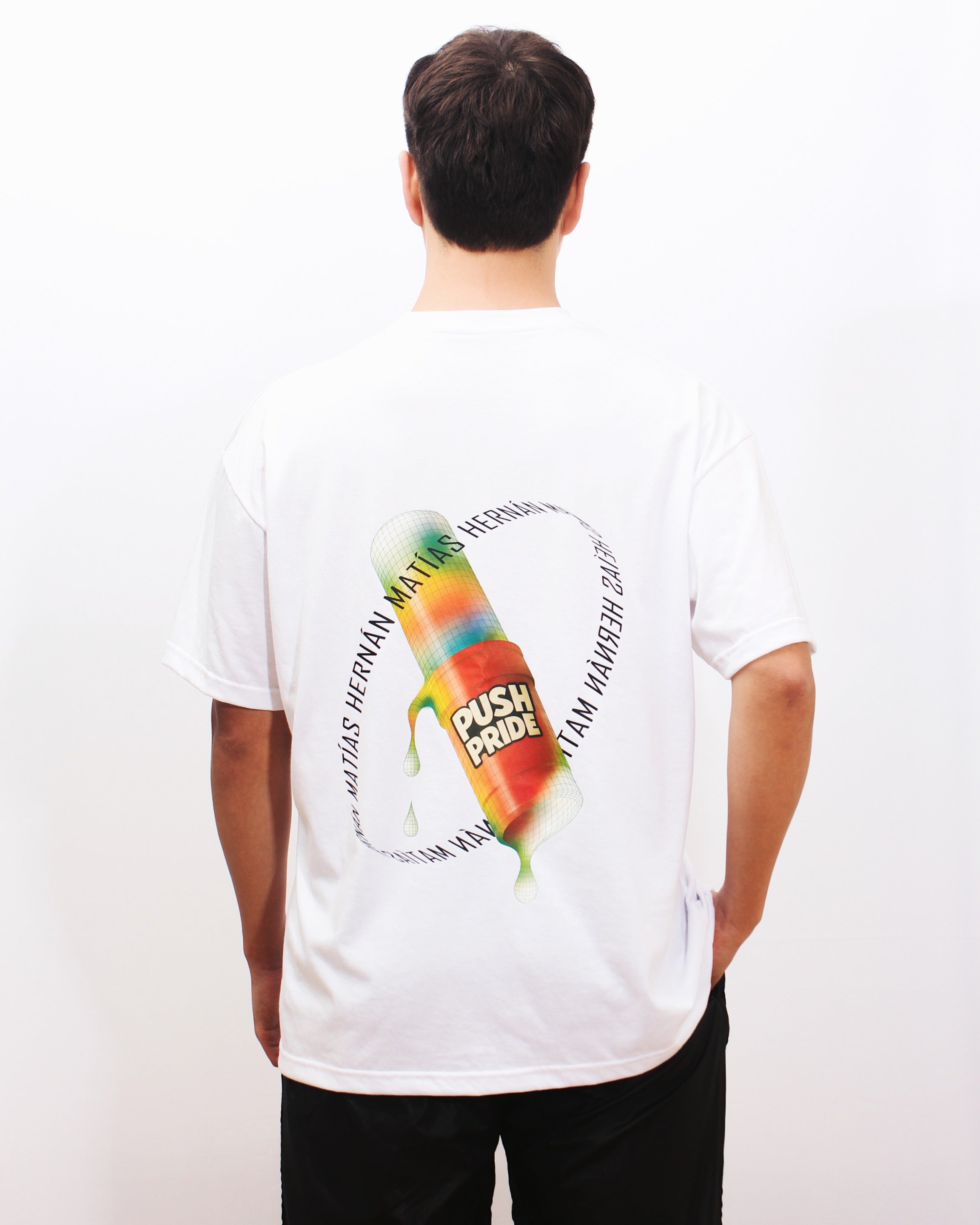 Polera Oversize Blanca PushPride