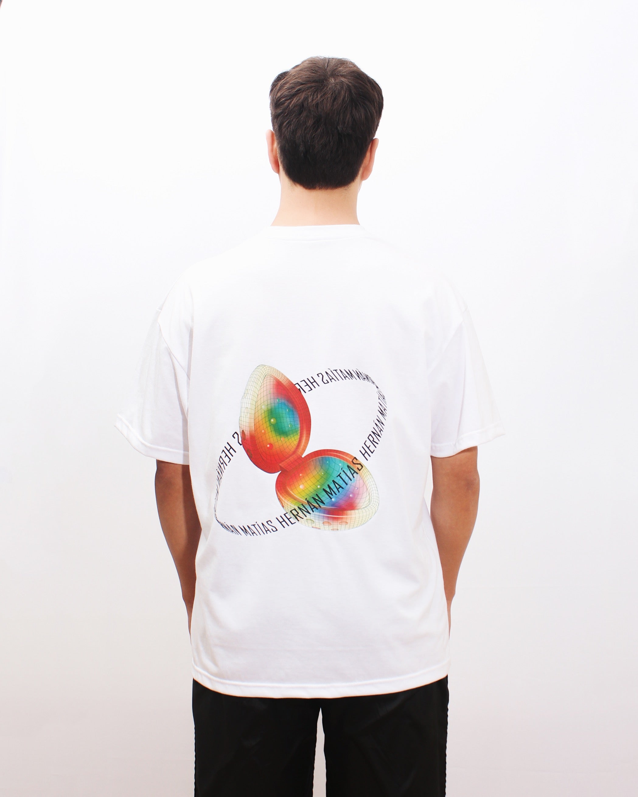 Polera Oversize Blanca Frutillita