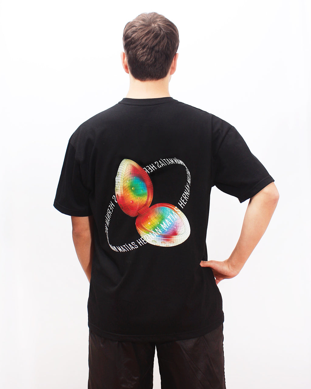 Polera Oversize Negra Frutillita