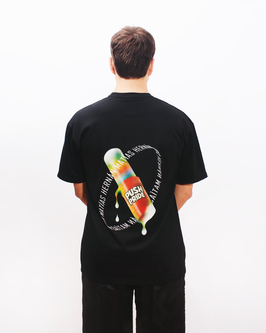 Polera Oversize Negra PushPride