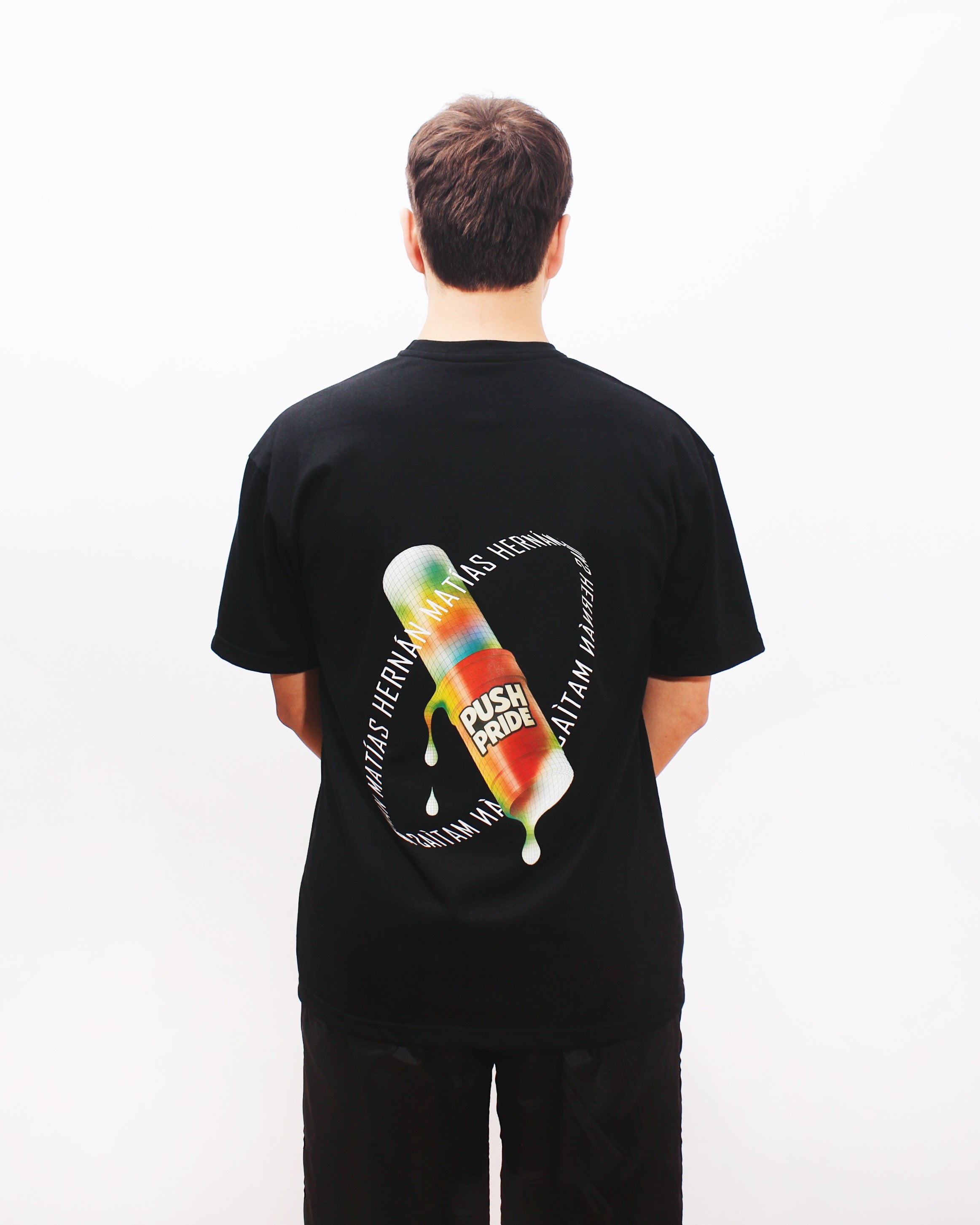 Polera Oversize Negra PushPride